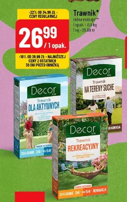 Trawnik różne rodzaje promocja w POLOmarket