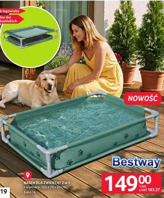 Basen dla zwierząt 2 w 1 Bestway promocja w Selgros