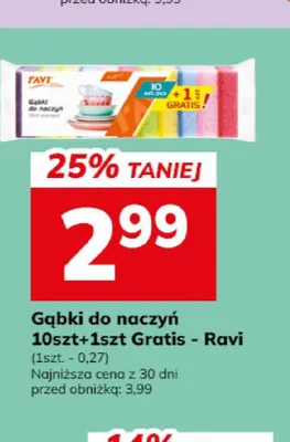 Gąbki do naczyń Ravi promocja w Hitpol