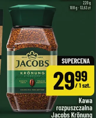 Kawa rozpuszczalna Jacobs Krönung promocja w POLOmarket