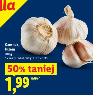 Czosnek, luzem Lidl promocja w Lidl