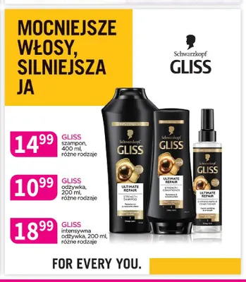 Odżywka do włosów Schwarzkopf Gliss promocja w Drogerie Polskie