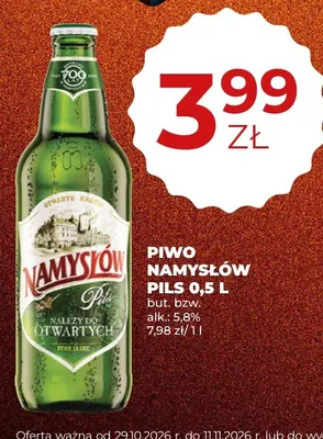 Piwo Namysłów Pils promocja w Duży Ben
