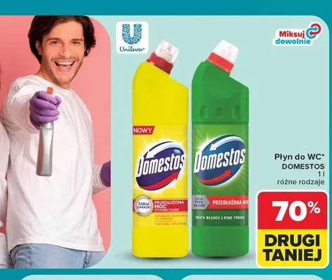 Płyn do WC Domestos Extended Power promocja w Carrefour