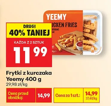 Frytki z kurczaka promocja w Biedronka