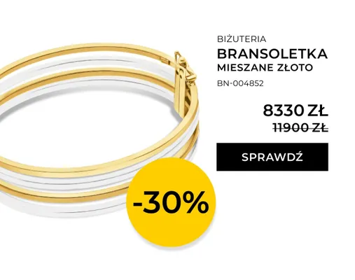 Bransoletka mieszane złoto promocja w Briju