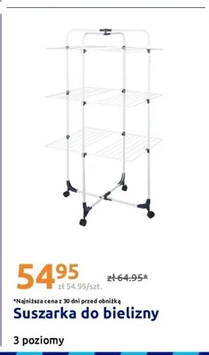 Suszarka do bielizny 3 poziomy promocja w Action