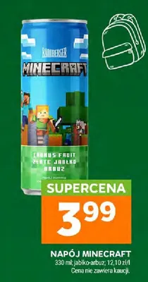 Napój Minecraft jabłko-arbuz Radlberger promocja w Stokrotka