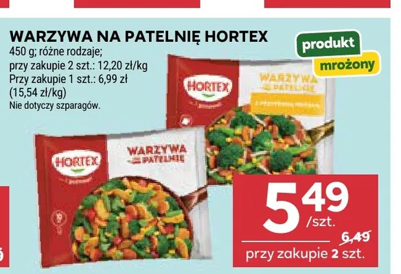 Warzywa na patelnię Hortex promocja w Stokrotka