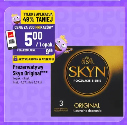 Prezerwatywy Skyn Original promocja w POLOmarket