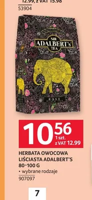 Herbata owocowa liściasta Sir Adalbert's promocja w Selgros
