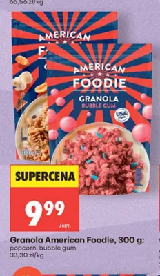 Granola popcorn American Foodie promocja w Biedronka