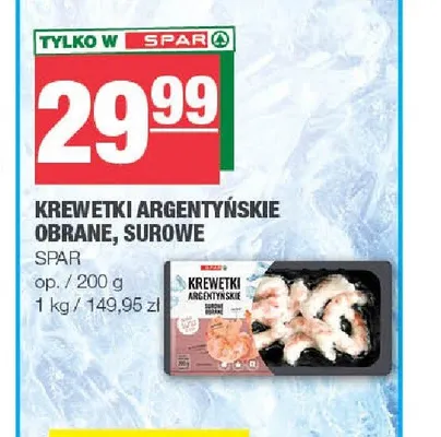 Krewetki argentyńskie Spar promocja w SPAR