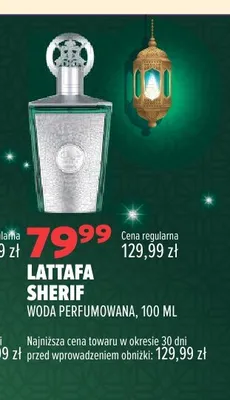 Woda perfumowana Lattafa Sherif promocja w Drogerie Natura