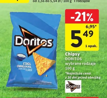 Chipsy Doritos Cool Original promocja w Intermarche