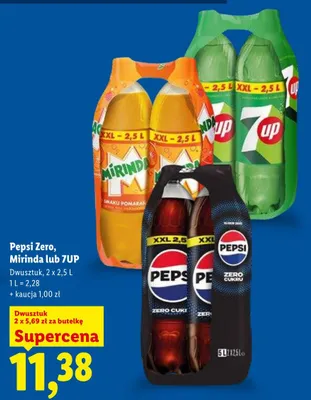 Napój gazowany 7UP 2-pak 2,5l promocja w Lidl