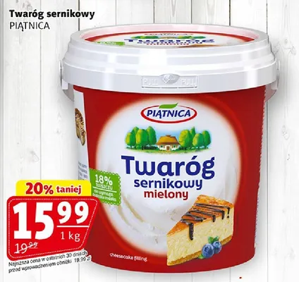 Twaróg sernikowy mielony promocja w Prim Market