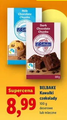Kawałki czekolady deserowe promocja w Lidl