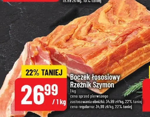 Boczek łososiowy Rzeźnik Szymon promocja w POLOmarket