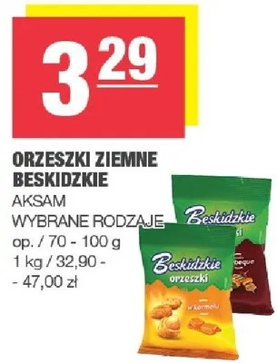 Orzeszki ziemne beskidzkie promocja w SPAR