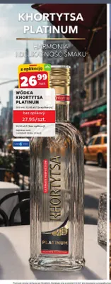 Wódka Khortytsa Platinum promocja w Stokrotka