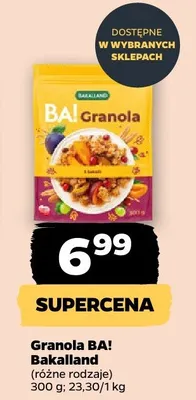 Granola BA! różne rodzaje promocja w Netto