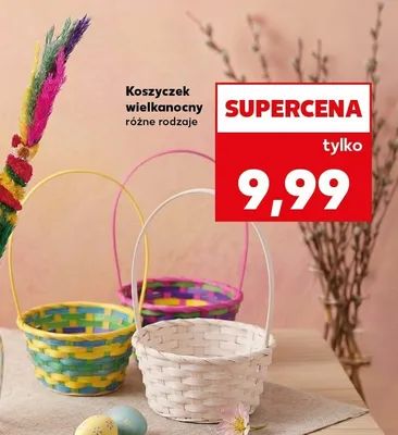 Koszyczek wielkanocny różne rodzaje promocja w Kaufland
