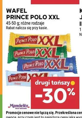 Wafel Prince Polo Black XXL promocja w Stokrotka