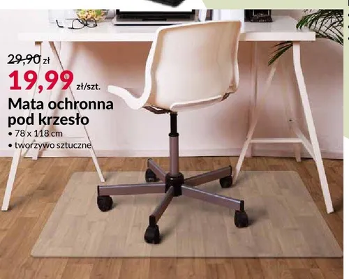 Mata ochronna pod krzesło promocja w Salony Agata