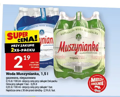 Woda Muszynianka promocja w Twój Market