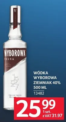 Wódka Wyborowa Ziemniak 40% 500ml promocja w Selgros
