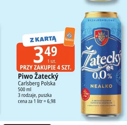 Piwo Žatecký promocja w Leclerc