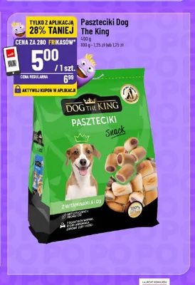 Paszteciki dla psa Dog The King promocja w POLOmarket