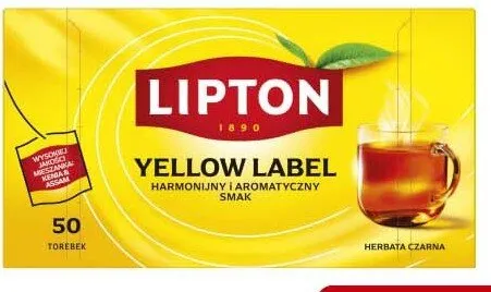 Herbata ekspresowa Yellow Label promocja w Globi