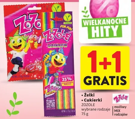 Żelki wybrane rodzaje promocja w Intermarche