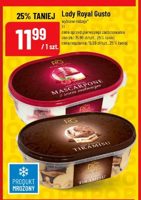 Lody Royal Gusto promocja w POLOmarket