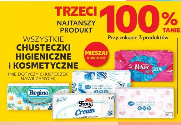 Chusteczki higieniczne Foxy Cream promocja w Kaufland