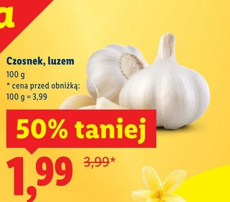 Czosnek luzem promocja w Lidl