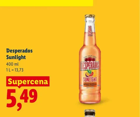 Piwo Desperados Sunlight promocja w Lidl