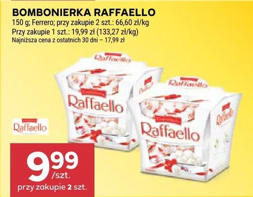 Bombonierka Raffaello Ferrero promocja w Stokrotka