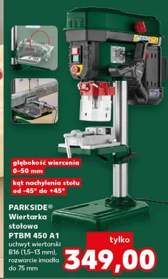 Wiertarka stołowa PTBM 450 A1 Parkside promocja w Kaufland