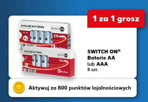 Baterie AA promocja w Kaufland