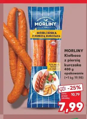 Kiełbasa z piersią kurczaka Morliny promocja w Kaufland