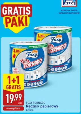 Ręcznik papierowy Foxy Tornado promocja w Aldi