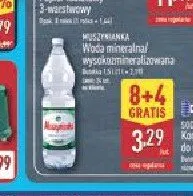 Woda mineralna Muszynianka promocja w Aldi