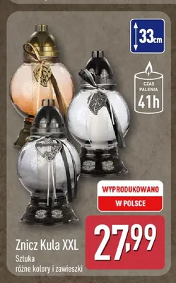 Znicz Kula Xxl promocja w Aldi