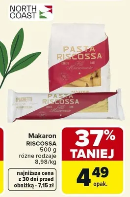 Makaron RISCOSSA promocja w Carrefour