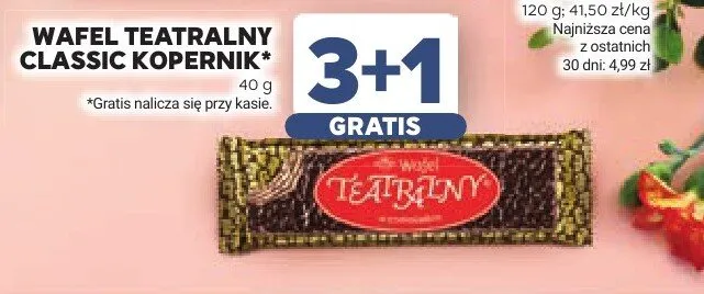 Wafel Teatralny Classic Kopernik promocja w Stokrotka