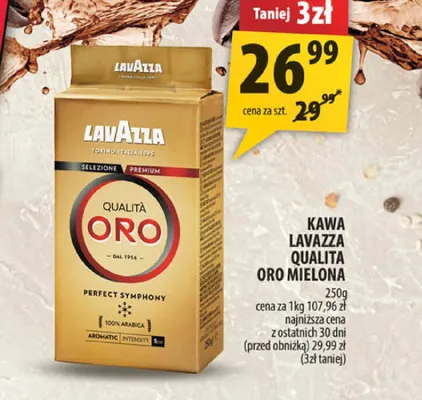 Kawa mielona Lavazza Qualita Oro promocja w Arhelan