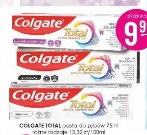 Pasta do zębów Colgate Total Charcoal promocja w Drogerie Jasmin